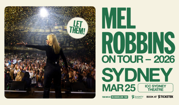 Mel Robbins is coming to ICC Sydney Theatre on 25 March 2026.